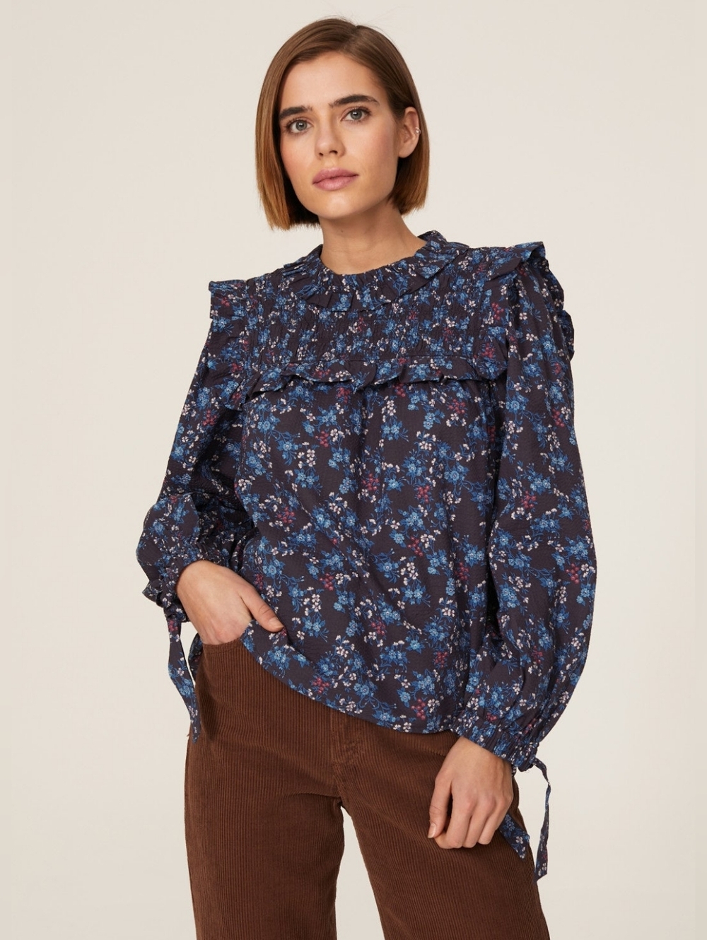 Sea New York Tilly Smocked Top